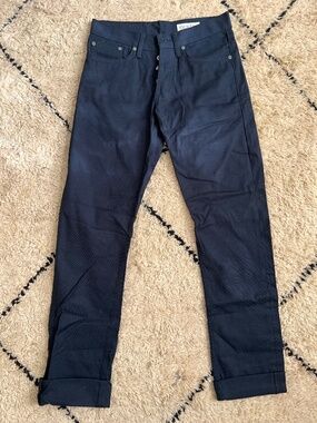Gustin #413 Japan Black Selvedge Duck Canvas Size 30 Slim